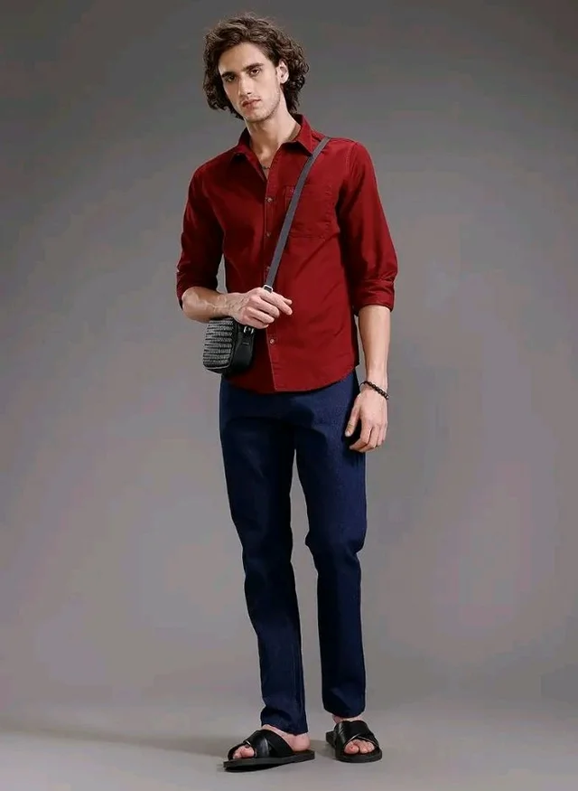 WROGN Men's Straight Fit Jeans | Mid Rise | Jeans for Man
- 38