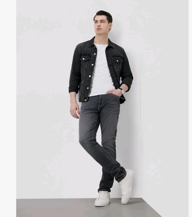Symbol Premium Men's Slim Fit Stretchable Jeans | Casual Denim | Cotton Stretch | Fashion Shades of Black & Blue (Available in Plus Sizes)
- 32