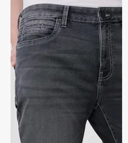 Symbol Premium Men's Slim Fit Stretchable Jeans | Casual Denim | Cotton Stretch | Fashion Shades of Black & Blue (Available in Plus Sizes)
- 32