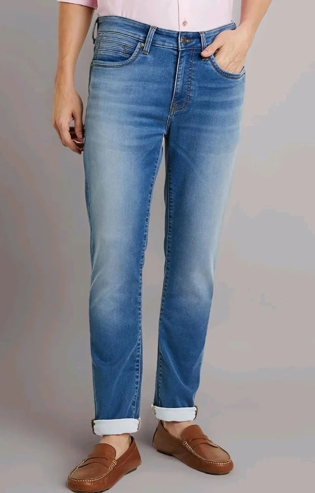 Symbol Premium Men's Slim Fit Stretchable Jeans | Casual Denim | Cotton Stretch | Fashion Shades of Black & Blue (Available in Plus Sizes)
- 32