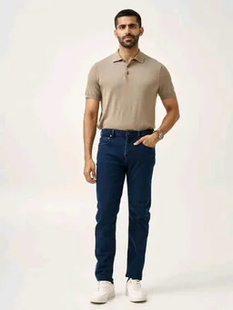 The Pant Project Slim Fit Stretchable Jeans for Men | Mens Denim Cotton Pants | Stylish Ankle Length Jean - 32