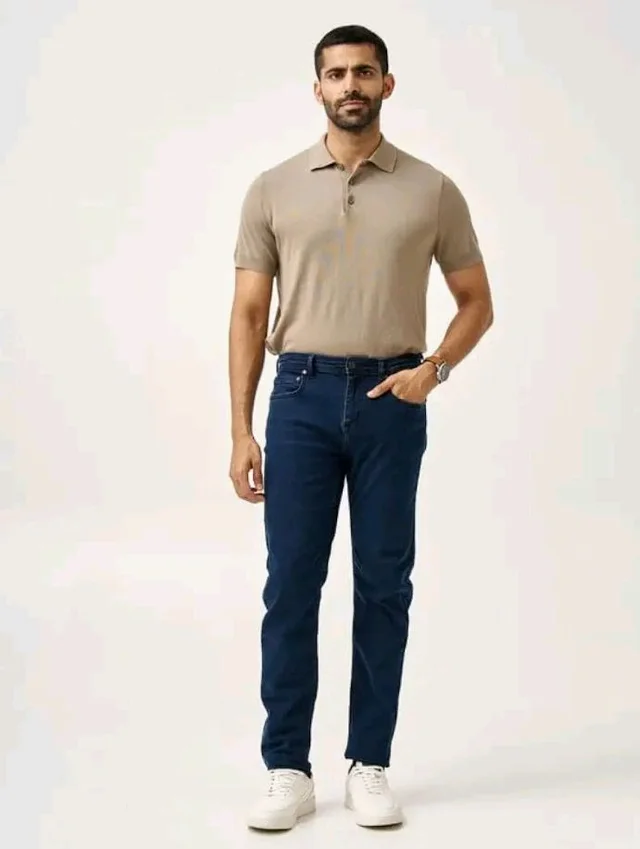 The Pant Project Slim Fit Stretchable Jeans for Men | Mens Denim Cotton Pants | Stylish Ankle Length Jean - 32