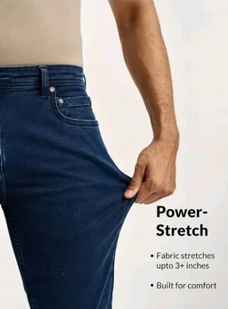 The Pant Project Slim Fit Stretchable Jeans for Men | Mens Denim Cotton Pants | Stylish Ankle Length Jean - 32