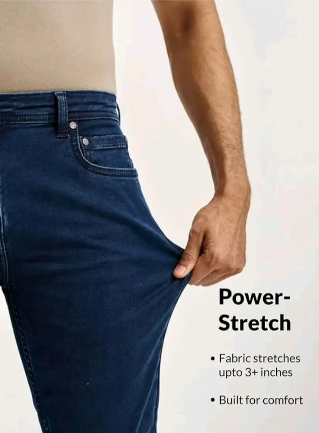 The Pant Project Slim Fit Stretchable Jeans for Men | Mens Denim Cotton Pants | Stylish Ankle Length Jean - 32