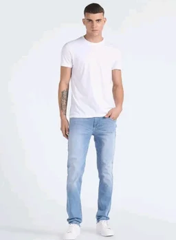 Flying Machine Men's Slim Straight Fit Jeans| Solid | Mid Rise | Stretchable | Jeans for Man
- 32