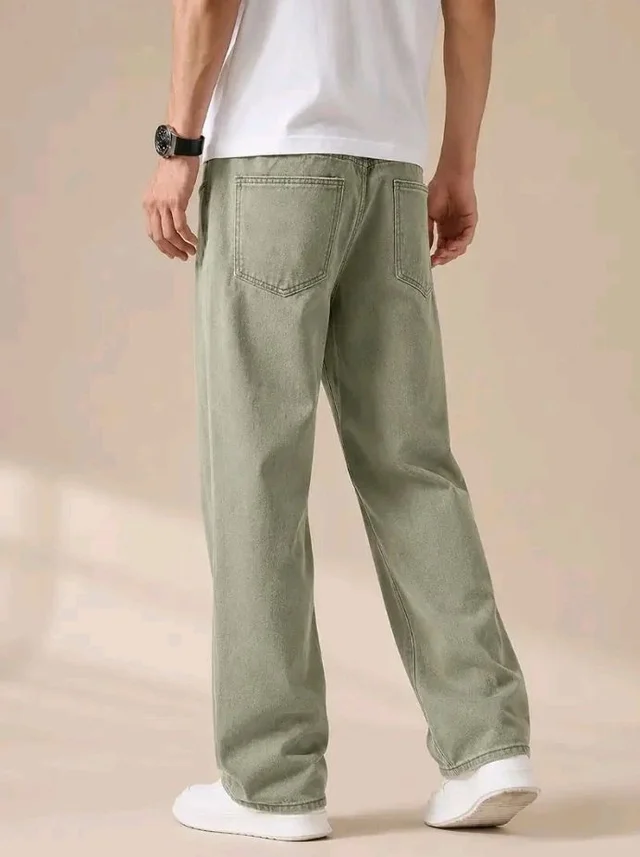 Men's Comfortable Casual Denim Jeans || Straight Fit (Jean) for Men || Regular Fit Mid Rise Flat Front Full Length Jeans for Men| Modern & Fashionable for Casualwear - 32