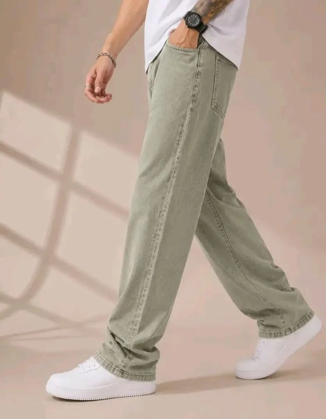 Men's Comfortable Casual Denim Jeans || Straight Fit (Jean) for Men || Regular Fit Mid Rise Flat Front Full Length Jeans for Men| Modern & Fashionable for Casualwear - 32