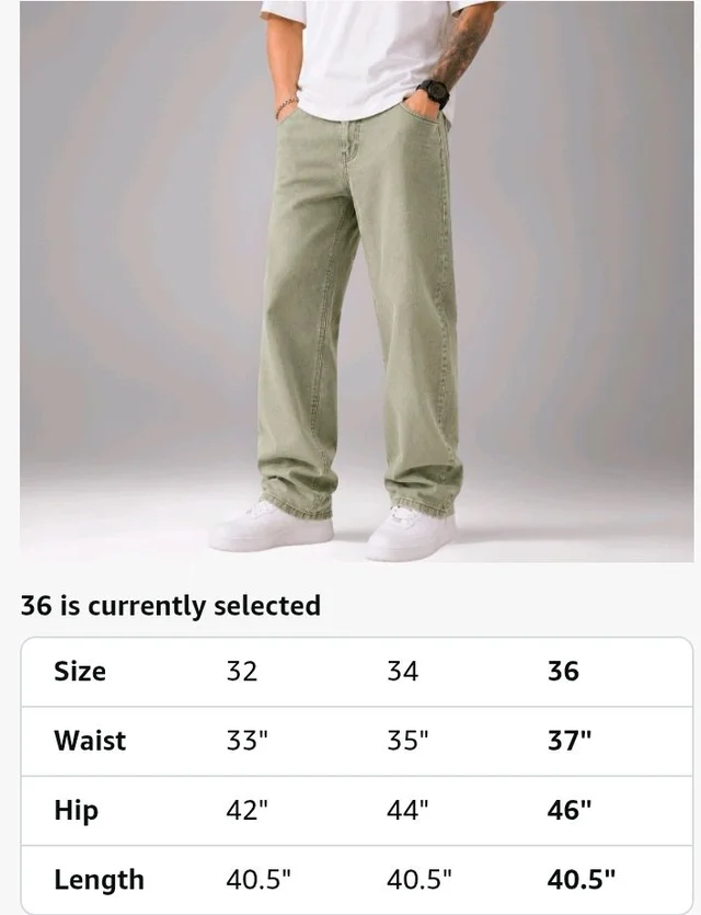 Men's Comfortable Casual Denim Jeans || Straight Fit (Jean) for Men || Regular Fit Mid Rise Flat Front Full Length Jeans for Men| Modern & Fashionable for Casualwear - 32