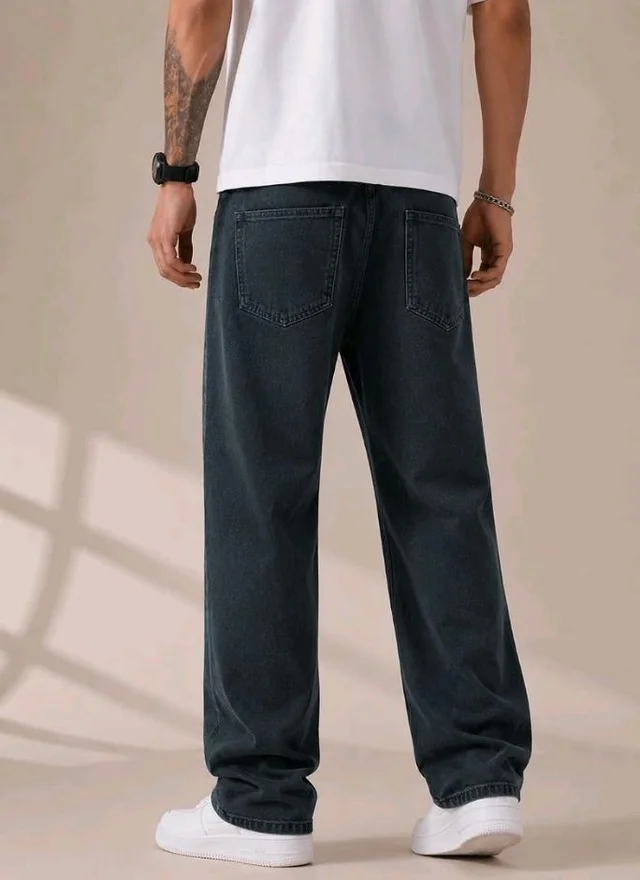 Men's Comfortable Casual Denim Jeans || Straight Fit (Jean) for Men || Regular Fit Mid Rise Flat Front Full Length Jeans for Men| Modern & Fashionable for Casualwear
- 32