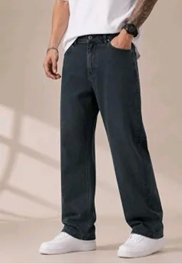Men's Comfortable Casual Denim Jeans || Straight Fit (Jean) for Men || Regular Fit Mid Rise Flat Front Full Length Jeans for Men| Modern & Fashionable for Casualwear
- 32