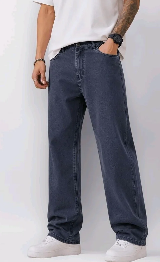 Men's Comfortable Casual Denim Jeans || Straight Fit (Jean) for Men || Regular Fit Mid Rise Flat Front Full Length Jeans for Men| Modern & Fashionable for Casualwear
- 34