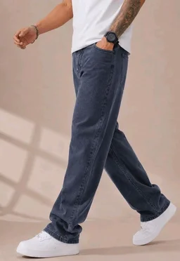 Men's Comfortable Casual Denim Jeans || Straight Fit (Jean) for Men || Regular Fit Mid Rise Flat Front Full Length Jeans for Men| Modern & Fashionable for Casualwear
- 34