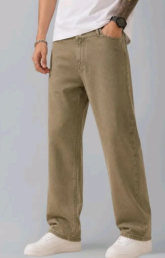 Men's Comfortable Casual Denim Jeans || Straight Fit (Jean) for Men || Regular Fit Mid Rise Flat Front Full Length Jeans for Men| Modern & Fashionable for Casualwear - 32