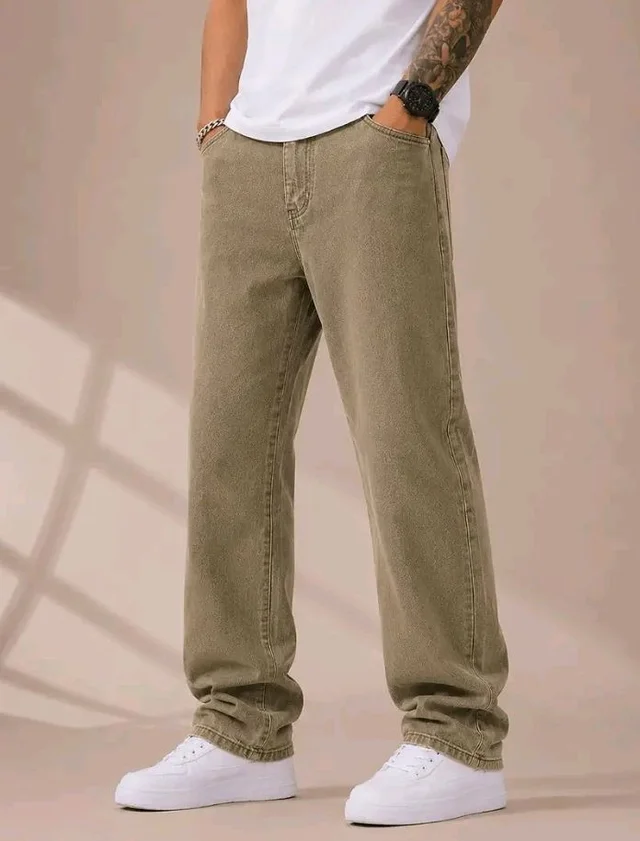 Men's Comfortable Casual Denim Jeans || Straight Fit (Jean) for Men || Regular Fit Mid Rise Flat Front Full Length Jeans for Men| Modern & Fashionable for Casualwear - 32