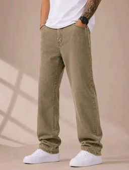 Men's Comfortable Casual Denim Jeans || Straight Fit (Jean) for Men || Regular Fit Mid Rise Flat Front Full Length Jeans for Men| Modern & Fashionable for Casualwear - 32