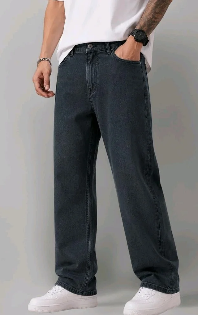 Men's Comfortable Casual Denim Jeans || Straight Fit (Jean) for Men || Regular Fit Mid Rise Flat Front Full Length Jeans for Men| Modern & Fashionable for Casualwear
- 32