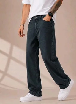 Men's Comfortable Casual Denim Jeans || Straight Fit (Jean) for Men || Regular Fit Mid Rise Flat Front Full Length Jeans for Men| Modern & Fashionable for Casualwear
- 32