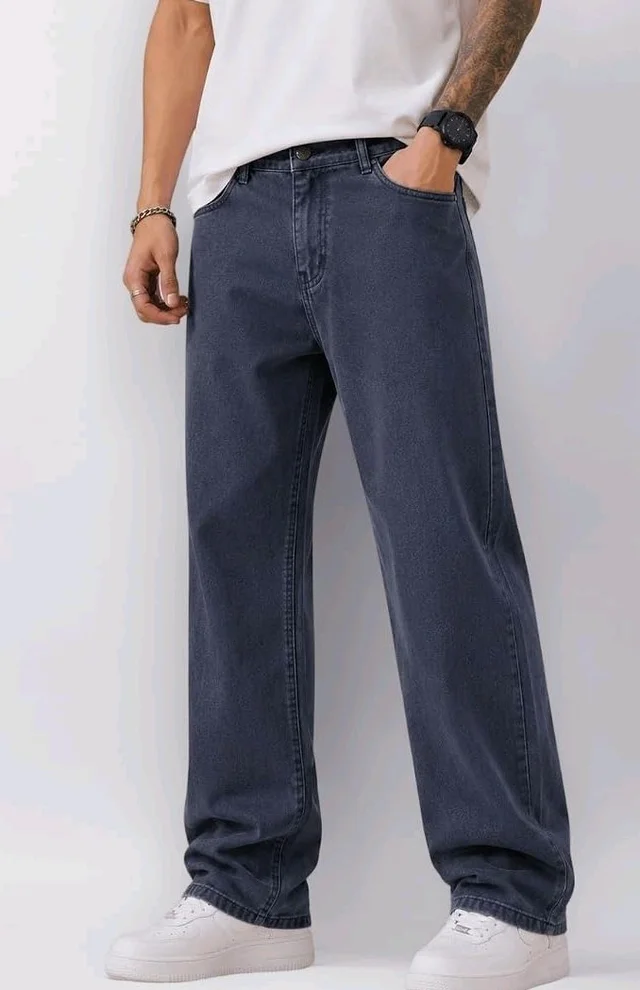 Men's Comfortable Casual Denim Jeans || Straight Fit (Jean) for Men || Regular Fit Mid Rise Flat Front Full Length Jeans for Men| Modern & Fashionable for Casualwear
- 32