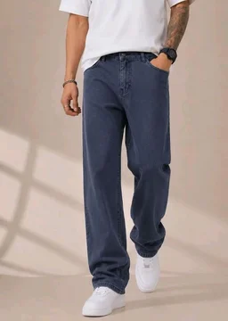 Men's Comfortable Casual Denim Jeans || Straight Fit (Jean) for Men || Regular Fit Mid Rise Flat Front Full Length Jeans for Men| Modern & Fashionable for Casualwear
- 32