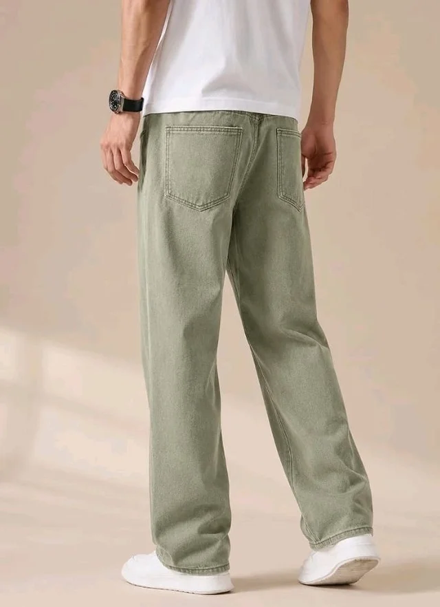 Men's Comfortable Casual Denim Jeans || Straight Fit (Jean) for Men || Regular Fit Mid Rise Flat Front Full Length Jeans for Men| Modern & Fashionable for Casualwear
- 34