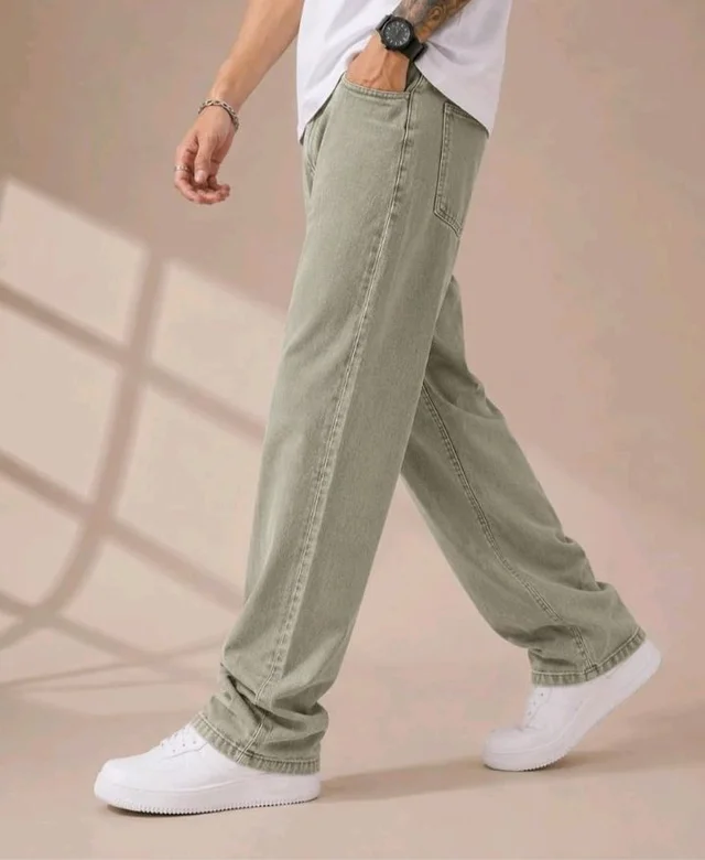 Men's Comfortable Casual Denim Jeans || Straight Fit (Jean) for Men || Regular Fit Mid Rise Flat Front Full Length Jeans for Men| Modern & Fashionable for Casualwear
- 34