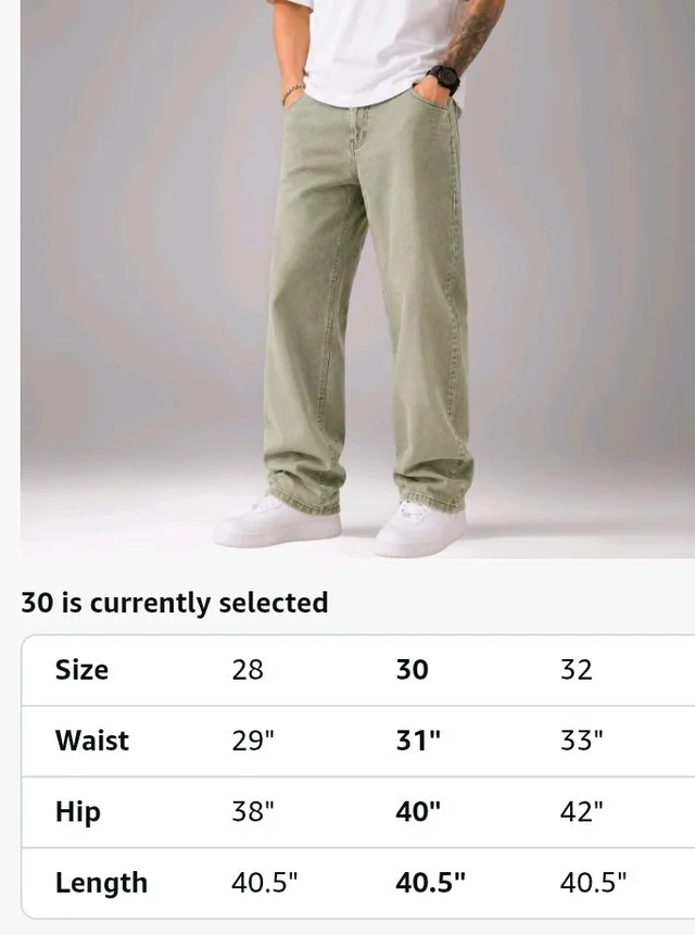 Men's Comfortable Casual Denim Jeans || Straight Fit (Jean) for Men || Regular Fit Mid Rise Flat Front Full Length Jeans for Men| Modern & Fashionable for Casualwear
- 34