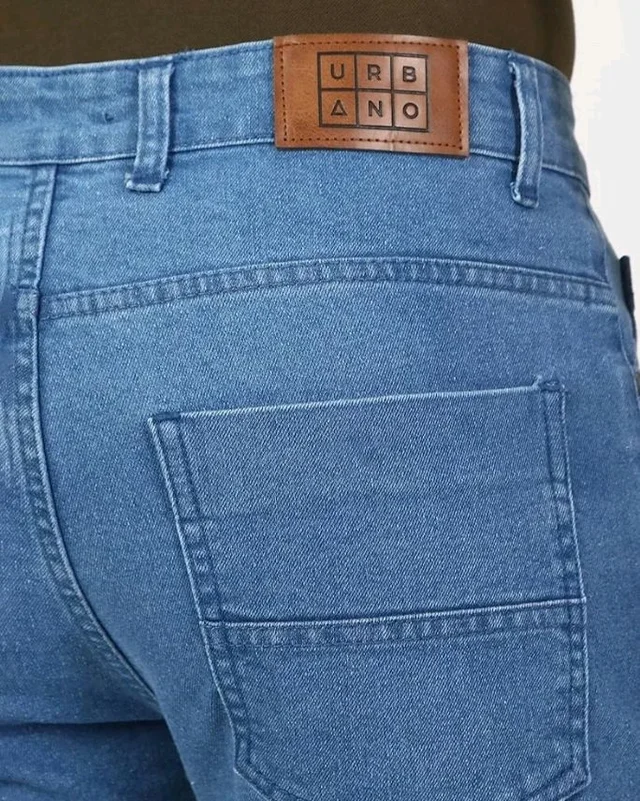 Urbano Fashion Men's Regular Fit Mid Rise Washed Jeans Stretchable
- 34