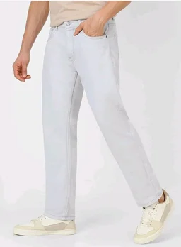Urbano Fashion Men's Regular Fit Mid Rise Washed Jeans Stretchable
- 32