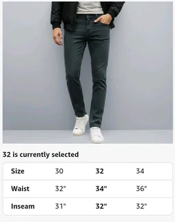 Urbano Fashion Men's Slim Fit Denim Jeans Stretchable - 32