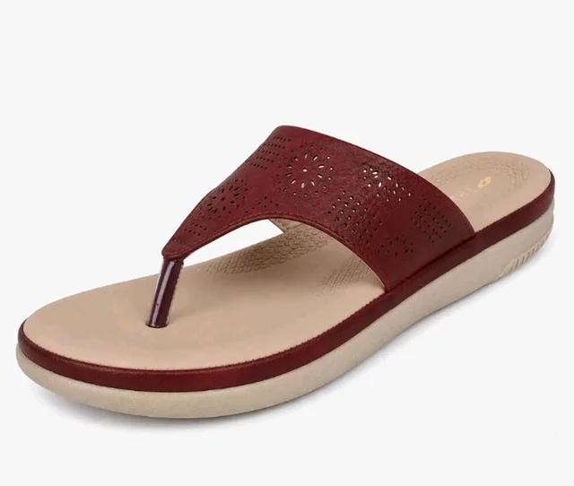 TRASE Flats for Women Stylish | Lightweight Comfortable Slippers for Woman | Soft Sole Ladies Footwear for All Day Comfort - 7
