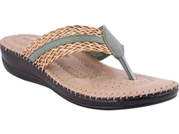 HEALTH FIT Soft Orthopedic Slippers/Doctor Chappal & Footwear with Memory Foam Women Cherry - 10