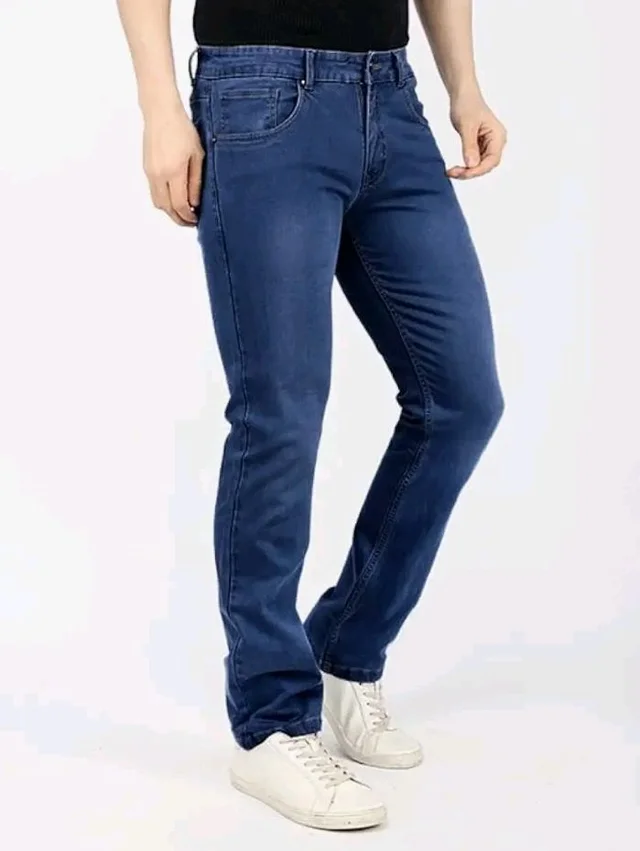 Men’s Premium Straight Fit Jeans | Cotton Rich Breathable Denim Pants for Men | Comfortable Regular Wear Casual Jeans
- 32