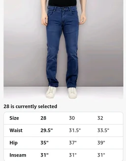Men’s Premium Straight Fit Jeans | Cotton Rich Breathable Denim Pants for Men | Comfortable Regular Wear Casual Jeans
- 32