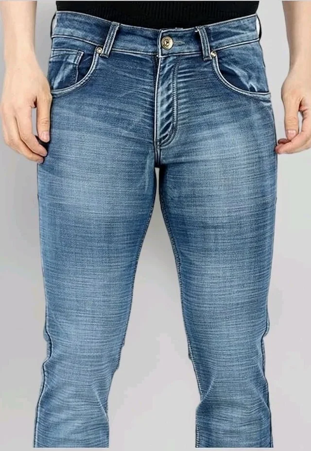 Men’s Premium Straight Fit Jeans | Cotton Rich Breathable Denim Pants for Men | Comfortable Regular Wear Casual Jeans - 32