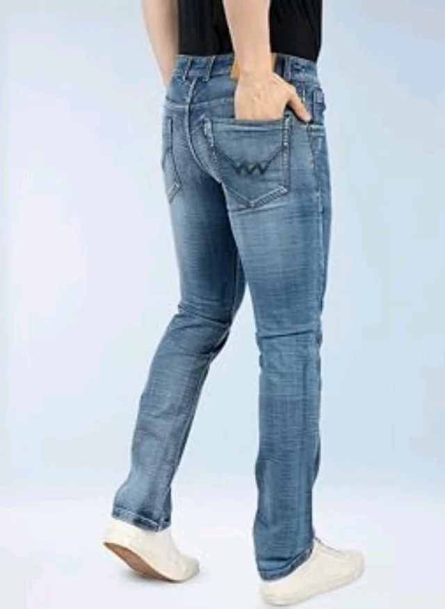 Men’s Premium Straight Fit Jeans | Cotton Rich Breathable Denim Pants for Men | Comfortable Regular Wear Casual Jeans - 32