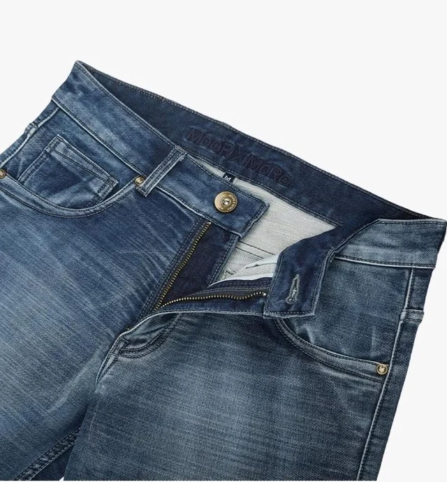 Men’s Premium Straight Fit Jeans | Cotton Rich Breathable Denim Pants for Men | Comfortable Regular Wear Casual Jeans - 32