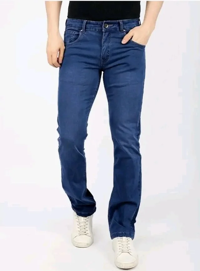Men’s Premium Straight Fit Jeans | Cotton Rich Breathable Denim Pants for Men | Comfortable Regular Wear Casual Jeans
- 34