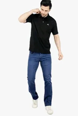 Men’s Premium Straight Fit Jeans | Cotton Rich Breathable Denim Pants for Men | Comfortable Regular Wear Casual Jeans
- 34