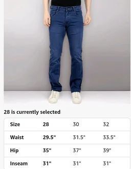 Men’s Premium Straight Fit Jeans | Cotton Rich Breathable Denim Pants for Men | Comfortable Regular Wear Casual Jeans
- 34