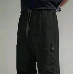 Cargo for Men | Cotton Cargo Pant | Lower for man | Elastic Drawstring Waist Straight Fit Bottoms | Comfortable Breathable Cargos for Casual, Office Wear - 32