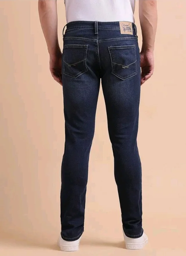 U.S. Polo ASSN. Denim Jeans for Men - Slim Tapered Fit, Mens Jeans for Office & Regular Wear - 32