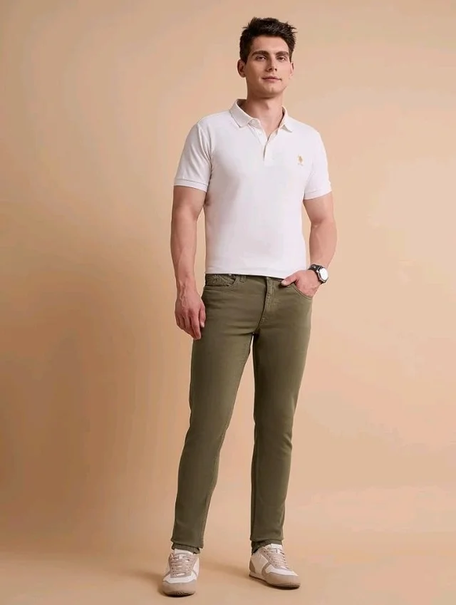 U.S. Polo ASSN. Denim Jeans for Men - Slim Tapered Fit, Mens Jeans for Office & Regular Wear
- 36