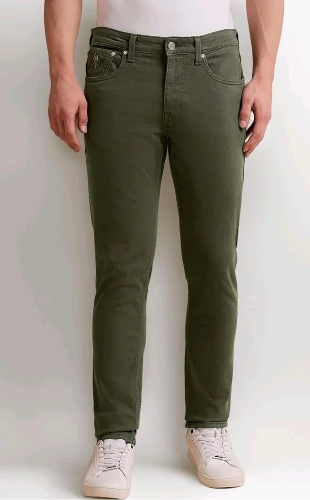 U.S. Polo ASSN. Denim Jeans for Men - Slim Tapered Fit, Mens Jeans for Office & Regular Wear
- 36