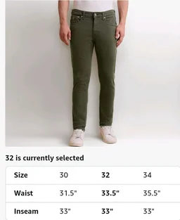 U.S. Polo ASSN. Denim Jeans for Men - Slim Tapered Fit, Mens Jeans for Office & Regular Wear
- 36