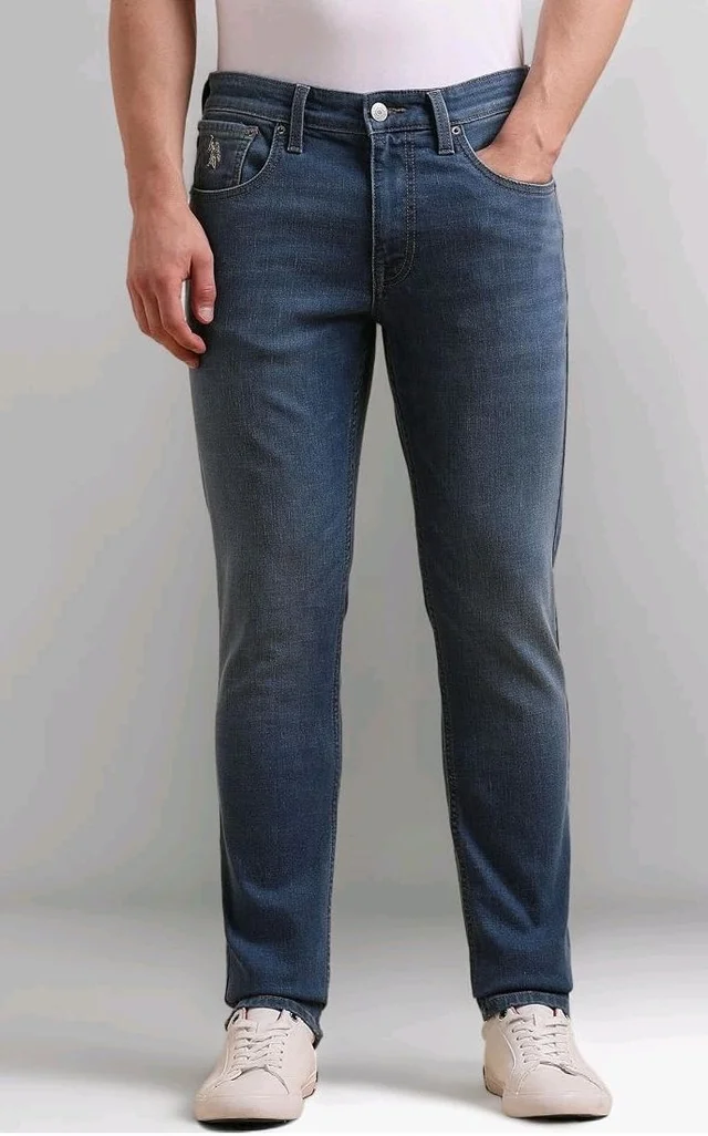 U.S. Polo ASSN. Denim Jeans for Men - Slim Tapered Fit, Mens Jeans for Office & Regular Wear
- 32