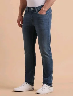 U.S. Polo ASSN. Denim Jeans for Men - Slim Tapered Fit, Mens Jeans for Office & Regular Wear
- 32
