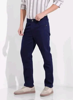 THE INDIAN GARAGE CO Men Slim Straight Fit Solid Mid-Rise Stretchable Jeans
- 34