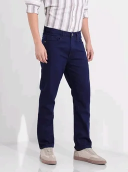 THE INDIAN GARAGE CO Men Slim Straight Fit Solid Mid-Rise Stretchable Jeans
- 34