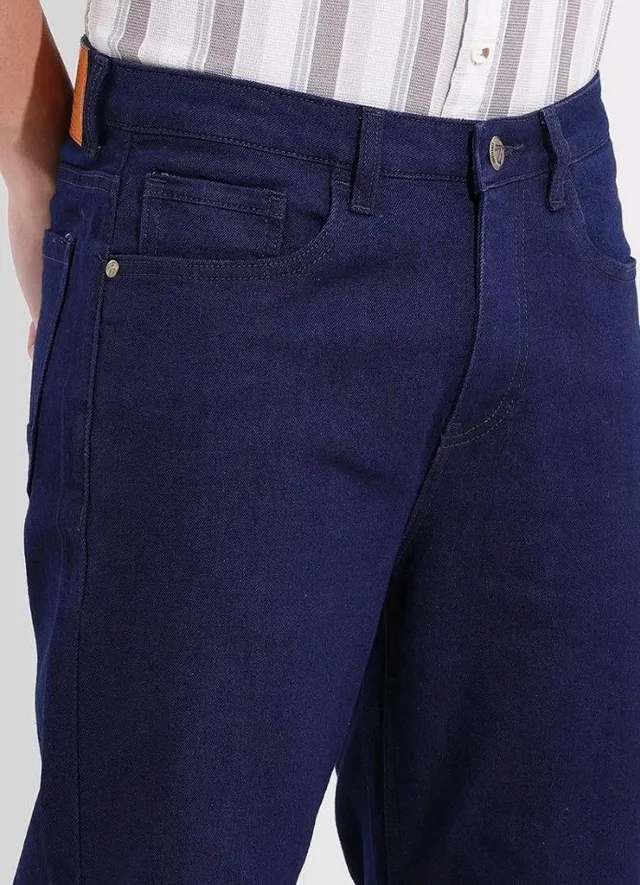 THE INDIAN GARAGE CO Men Slim Straight Fit Solid Mid-Rise Stretchable Jeans
- 34