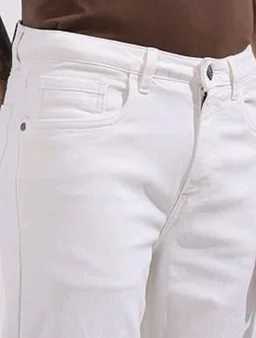 THE INDIAN GARAGE CO Men Slim Straight Fit Solid Mid-Rise Stretchable Jeans
- 32